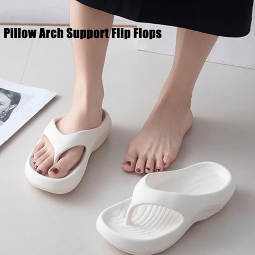 Pillow Arch Support Flip Flops, Ultra Lightweight Non-slip Arch Support Flip Flops, Soft Summer Beach Sandals3