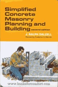 Simplified Concrete Masonry Planning and Buildi... B01K3IRLCI Book Cover