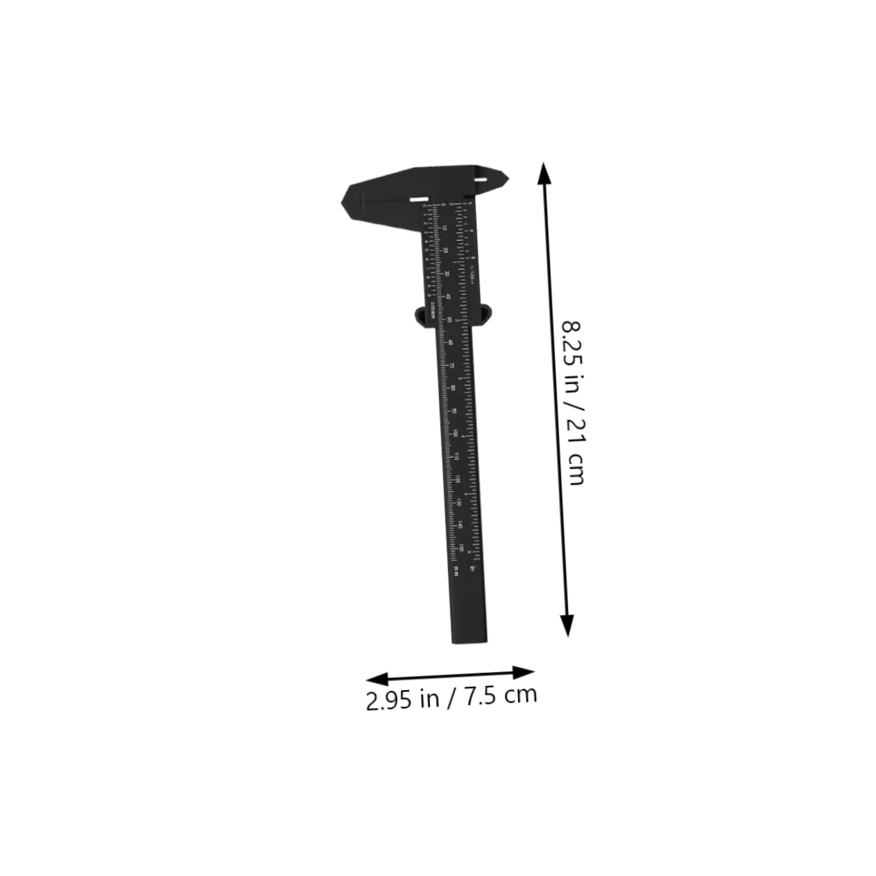 Mikinona 6pcs Eyebrow Measuring Rulers Calipers for Accurate Eyebrow Measurement Professional Makeup Tool with Read Scale Suitable for Beauty Enthusiasts and Artists