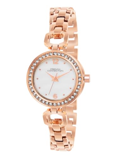 French Connection Analog White Dial Womens Watch-FCN079SRGM (B0D78P6RSD) Amazon Price History, Amazon Price Tracker