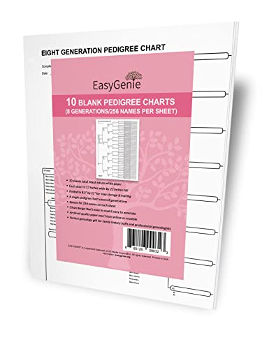 Easygenie 173231 10 Blank Pedigree Charts thumb #7