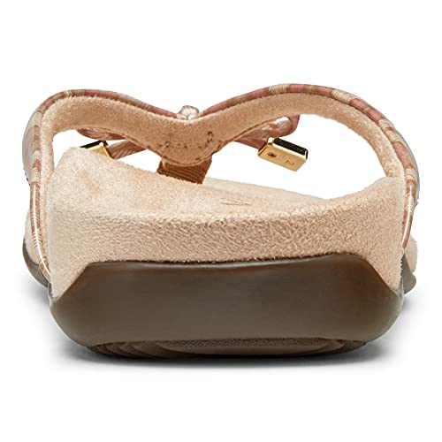 Image of Vionic Women's Rest Bella Toe Post Sandal- Supportive Ladies Orthotic Sandals that include Three Zone Comfort with Arch Support- Flip Flop for Ladies, Medium and Wide Width Size 5-12