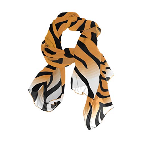 Fashion Lightweight American Eagle Chiffon Silk Long Scarf Shawl Wrap