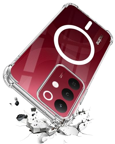 Image of Jkobi Shockproof Crystal-Clear Back Cover for Realme 15X (Magsafe Wireless Support | Drop & Camera Protection | Hard Polycarbonate)