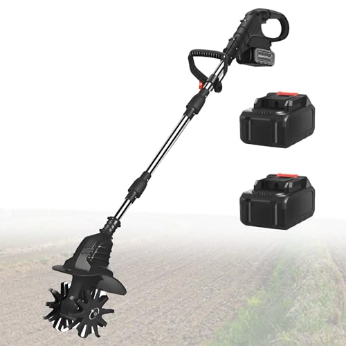 Tiller électrique 21V pour ameublir la terre compacte sans effort avec fraise 25 cm