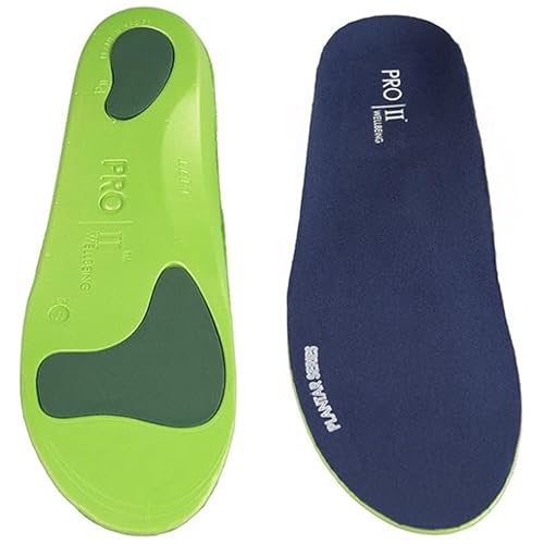 PRO 11 WELLBEING Plantar Series Orthotic Insoles Arch Support Shoe Inserts for Flat Feet & Fallen Arches Plantar Fasciitis Support Full Length Cushion Insoles for Men & Women Shock Absorbing EVA