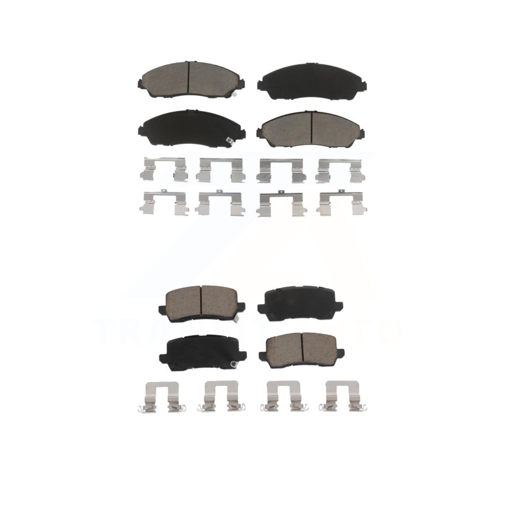 Front Rear Ceramic Brake Pads Kit For 2017-2020 Acura MDX KCX-100298