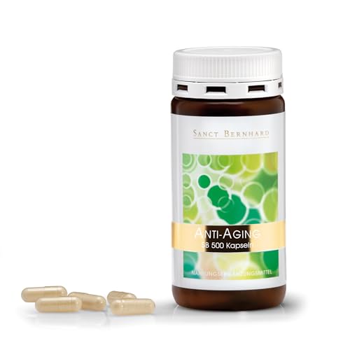 Sanct Bernhard Anti-Aging SB 500 Kapseln mit Q10, Bioflavonoiden, Zink, Selen 120 Kapseln
