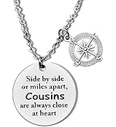 Cousin Gifts Necklace Cousin Jewelry Gifts Birthday Graduation Gifts for Cousin Long Distance Rel...