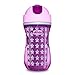 Chicco Sport Cup Tasse Apprentissage Anti-Fuites pour Bébés, Verre Isotherme Enfants pour Apprendre à Boire, avec Paille en Silicone, dès 14 Mois - Rose - 266 ml
