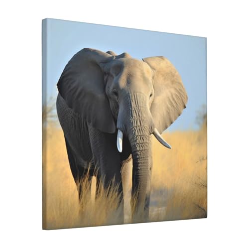 Poster africain Bush Elephant pour créer une ambiance évasion au salon