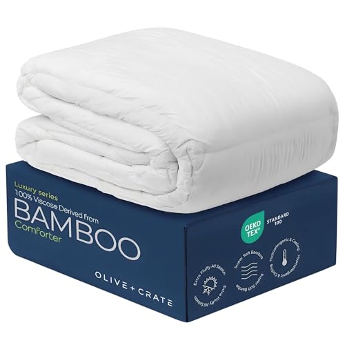 Olive + Crate 100% Viscose derived from Bamboo Comforter -
