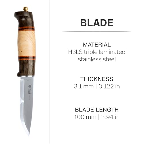 Helle Outdoormesser Modell 99 Harding mit Palisander und Birkenholz, Bild 6 von 6