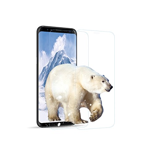 Samsung Galaxy S8 Screen Protector,BIYOUSUO Tempered Glass 3D Touch Compatible,9H Hardness,Bubble (2Pack)