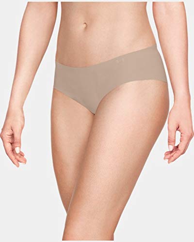 Under Armour Women's UA Pure Stretch Hipster 3-Pack MD Brown