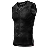 Löffler Herren Unterhemd Netz-Singlet Transtex Light Plus, schwarz, 48