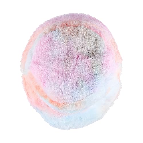 GALPADA Lightweight Plush Warm Hat Unique Fisherman Cap for Women Stylish Comfortable Orange