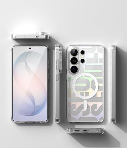 Image of Ringke Fusion Design Magnetic Compatible with Samsung Galaxy S26 Ultra Case Back Cover Hard Graphic Designed Back Soft Flexible TPU Bumper Scratch Resistant Natural Form - Seoul