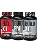 Jacked Factory AM & PM Muscle Building Stack - N.O. XT, Build XT, & Build PM