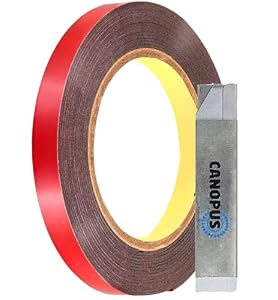 CANOPUS – CANOPUS Profi Doppelseitiges Klebeband Extra Stark Schwarz, 