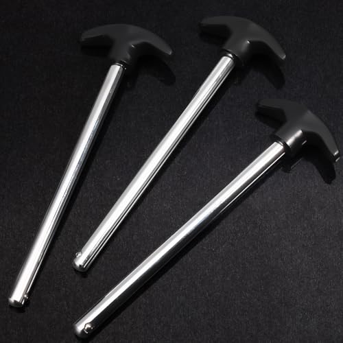 3pcs Weight Stack Pin, Gym Pins for Weight Stack,Weight Lifting Pins for Universal Home Commercial Gym Strength Training Equipment Machine Pin Insert Accessories（3/8\" Diameter / 6\" Locking Space） - Thumbnail 7