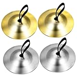 Conception portable : taille parfaite, poids léger, bonne finition et ne blessera pas votre peau peut produire un son agréable, cymbales à doigts pour enfants, instrument
