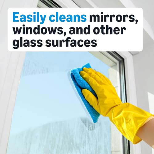 Amazon Basics Glass Cleaner Refill, Streak-Free, Cleans Windows and Mirrors with Sparkling Shine, Economical, 67.6 Fl Oz, 1-Pack view 2
