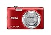 Nikon Coolpix S2900 Point and Shoot Digital Camera with 5x Optical Zoom (Red)