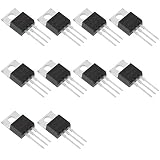  Bridgold 10pcs LM338T LM338 338 1.2V to32V regolatore di tensione lineare 1-canale, 5A 3-Pin TO-220