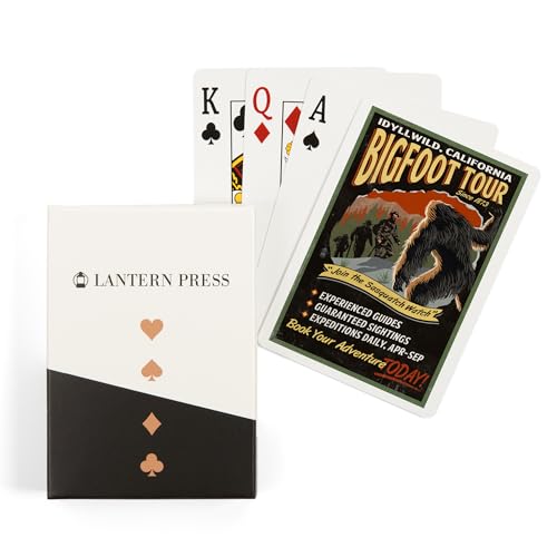 Baraja de 52 cartas tamaño póker Bigfoot Tours