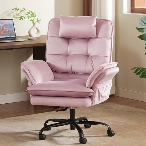 Bestier Criss Cross Chair with Velvet