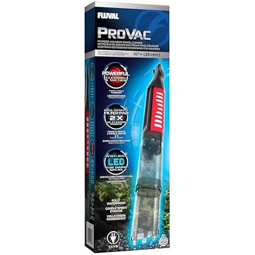 Fluval 11077 ProVac Powered Aquarium Gravel Cleaner