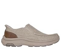 Skechers Men's Pollard Sneaker, Taupe, US 13