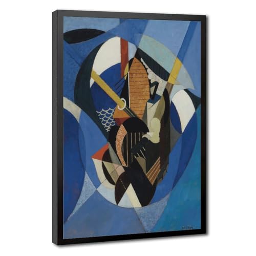 Impression sur toile haut de gamme On A Sailboat par Albert Gleizes