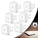 Luce Notturna LED, [6 Pezzi] Luce Notturna con Sensore di Luce, Plug-and-Play, bagno, corridoio, scale o camera oscura Luminosità morbida. (Bianca)