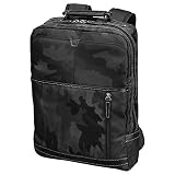 [ハクバ]Fineseed TOKYO ビジネスリュック BBP1714 A4サイズ対応 16インチPC対応 薄マチ仕様のカジュアルリュック 開閉部が大きく開く三方開閉タイプ 通勤 普段使い ブラックカモ