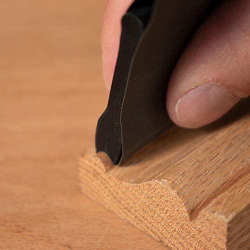 Fulton 6 Piece 12 Profile Double Ended Contour Sanding Grip Set for Concave & Convex Profile Sanding. Large Size Grip Pads with Profiles. Crown Molding, Molding, Frames or General Woodworking Use