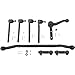 Speedway Motors 1978-88 GM Midsize/Metric Complete Steering Kit, Includes Center Link, Idler Arm, Tie Rod Adjusters, Inner/Outer Tie Rod Ends, OEM Spec Quality