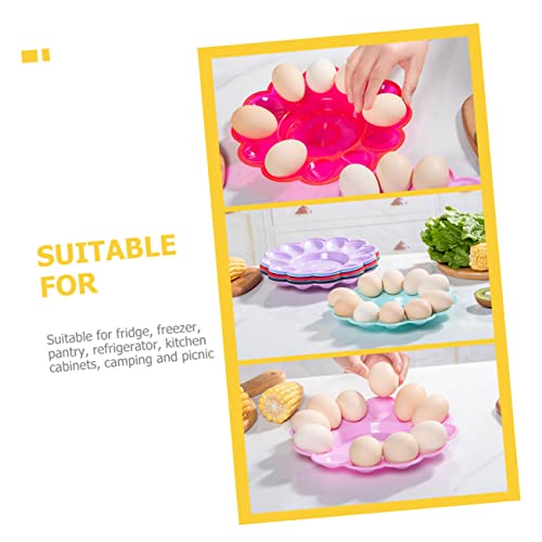 Bestonzon 30 Pcs Egg Storage Tray Desktop Accessories Desktop Decor Egg Platter Deviled Egg Carrier Egg Holder Deviled Egg Tray Desktop Egg Plate Delicate Egg Holder Kitchen Egg Plate Eggs #TOP4