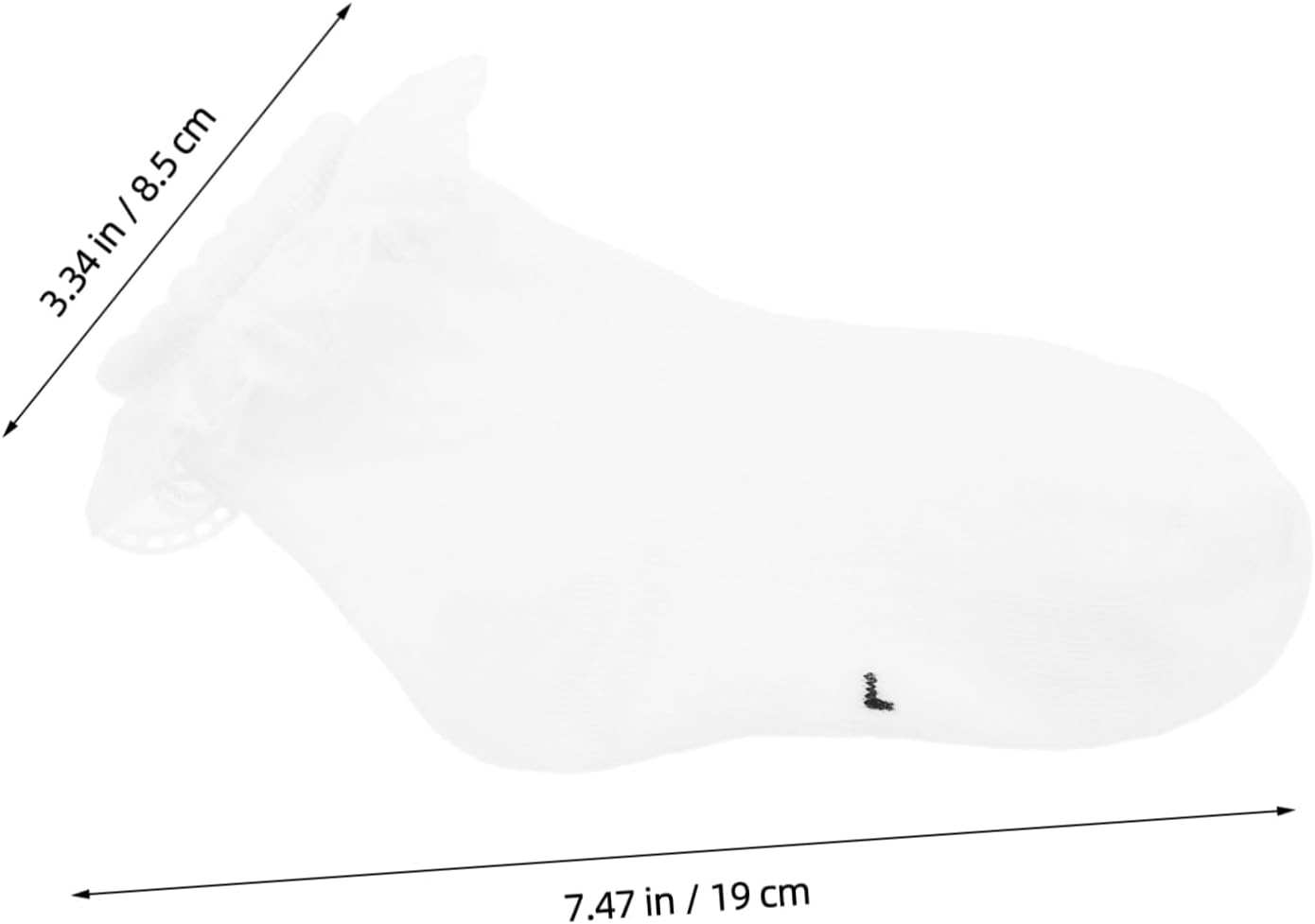 Didiseaon 6 Pairs Girls Ruffle Ankle Socks: Summer Breathable Princess Frilly Ankle Socks For 6-8 Year Old Kids Daily Wear And Stage Performance
