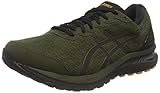 GUIDANCE LINE Technologie ASICS Herren Gel-Cumulus 22 G-TX Laufschuh, SMOG Green/Black, 50.5 EU
