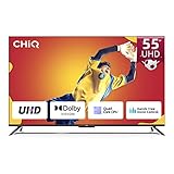 CHiQ 4K UHD U55G7PF Android TV 55 Pulgadas, Smart TV, UHD, HDR 10, Dolby Vision, Dolby Audio, Google Assistant, CPU Quad-Core