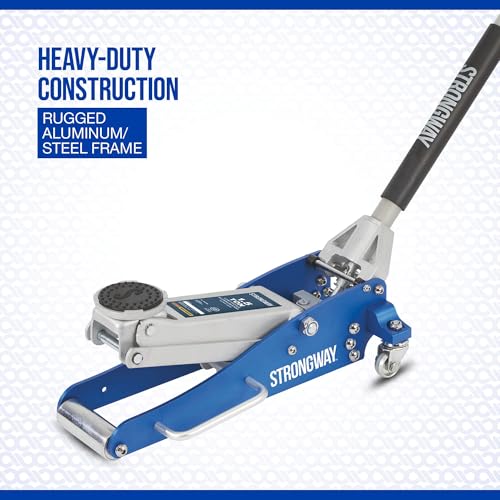 Strongway Aluminum/Steel Floor Jack, 1.5-Ton Capacity by Strongway - Used condition - Image 5