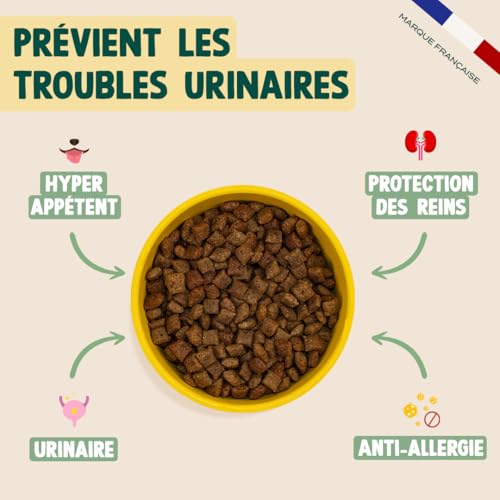 Croquettes Urinaires pour Chat Stérilisé – Bien– Être – avec 70% de Canard – sans céréales – Mono-protéine – Taille 10mm – 3 kg – Image 3