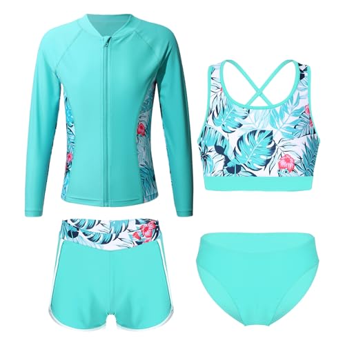 Maillot de bain pour fille imprimé floral idéal pour vacances et plage