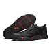 KNSJHMEN Casual Chaussures Hommes Noir Chaussures Automne Et Hiver In Peluche Épais Chaud Chaud Randonnée In Plein Air Étudiants, Color Negro, Talla 39 EU