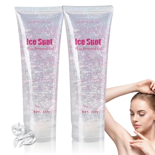 PPPanYiDi 2PCS Cooling Gel Use with Laser Hair Removal Device,Cooling Laser Hair Removal for Women and Men,Flawless Body Face Gel 600ML