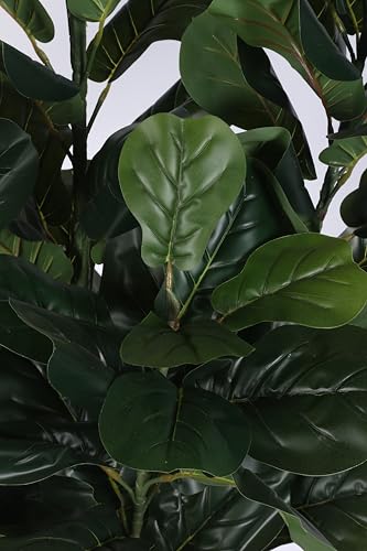 Image of ARICK DECOR 6Ft Artificial Fiddle Leaf Fig Tree with Pot for Faux Tree with Large Realistic Trunks and Big Leaves, Fake Floor Potted Artificial Plants (Multicolor-42) (6Ft-Multicolor-42)