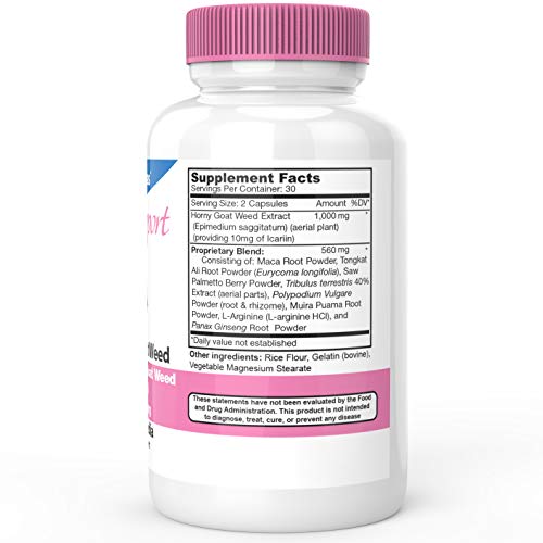 image for DrFormulas Libido Support for Women with Horny Goat Weed Extract with 