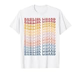 Basilisk Lizard Groovy Retro T-Shirt